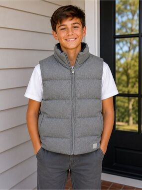 GAP Kids Grey Puffer Vest